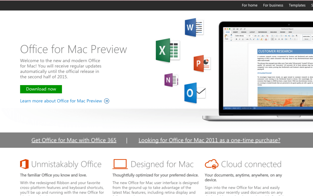 How to update microsoft office for a mac